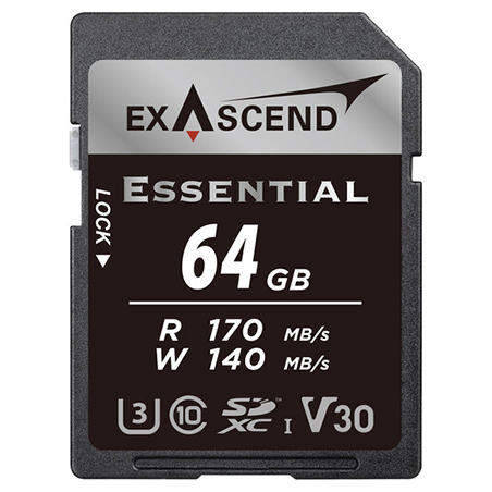 کارت حافظه SD اکساسند Exascend Essential UHS-I SDXC Memory Card V30